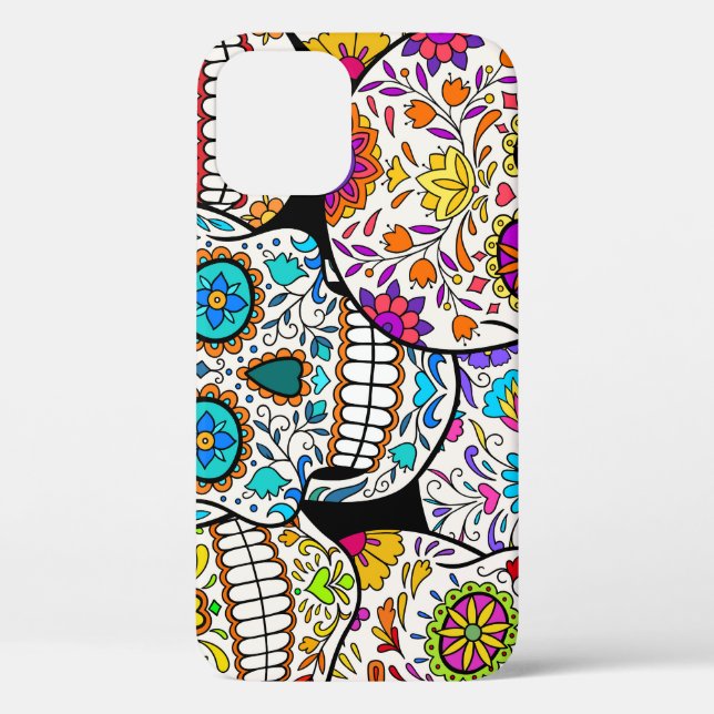 Dead's Day: Vibrant Mexican Patterns. Case-Mate iPhone Case (Back)