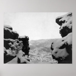 Deadwood as Seen from White Rocks Photograph Poster