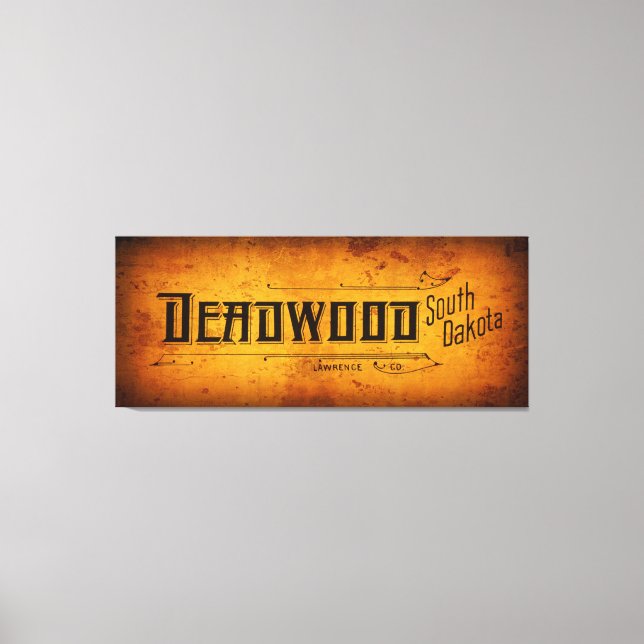DEADWOOD of the Old West Canvas Print (Front)