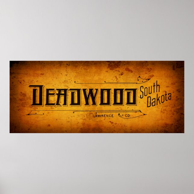 DEADWOOD of the Old West Poster (Front)