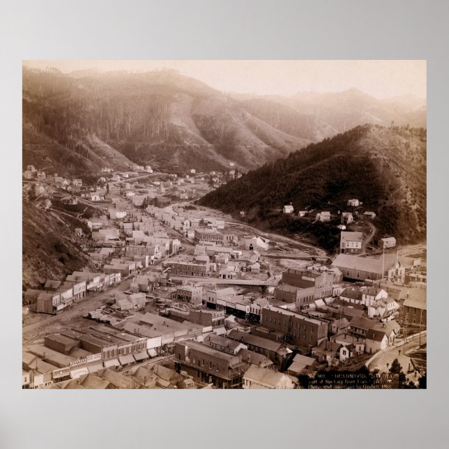 DEADWOOD SOUTH DAKOTA 1888 - NO. 4 POSTER (Front)