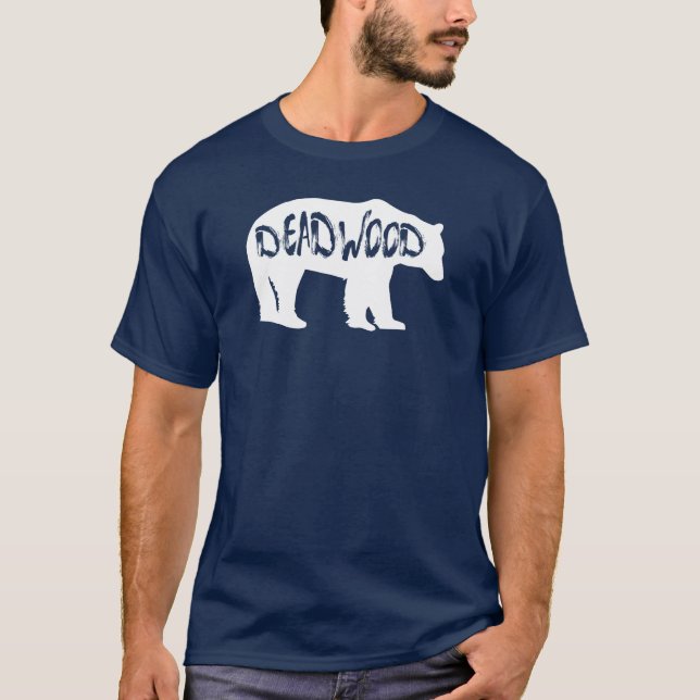 Deadwood South Dakota Bear T-Shirt (Front)