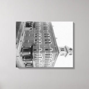 Deadwood, South Dakota City Hall Photograph Canvas Print