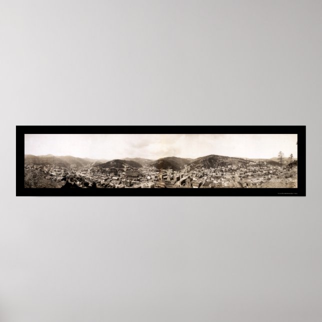 Deadwood, South Dakota Photo 1909 Poster (Front)