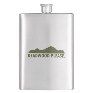 Deadwood South Dakota Please Hip Flask