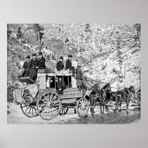 DEADWOOD STAGECOACH in 1889 Poster