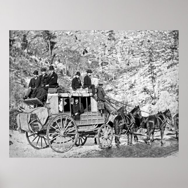 DEADWOOD STAGECOACH in 1889 Poster (Front)
