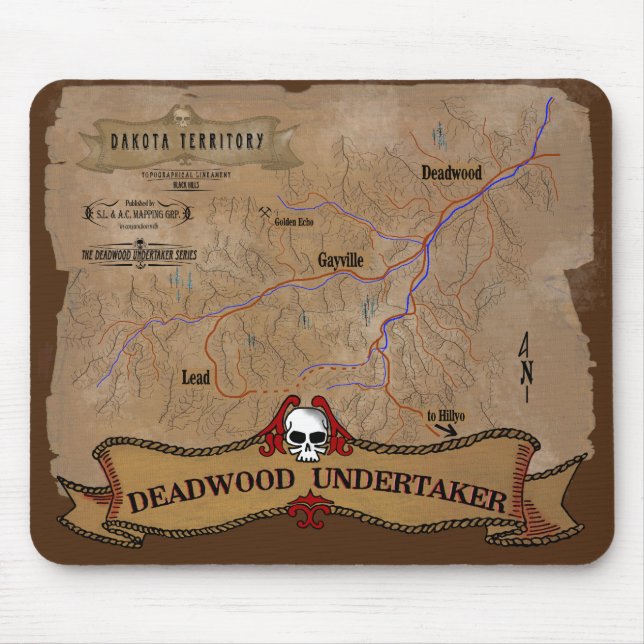Deadwood Undertaker Series Mouse Pad (Front)