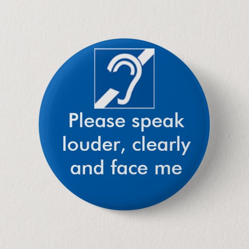 Image of Deaf and hard of hearing badge
