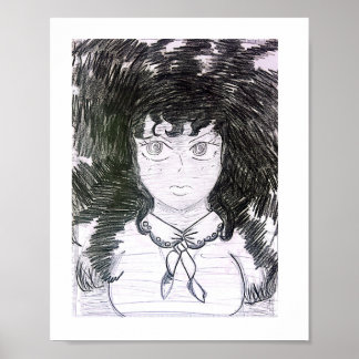 Deaf artist, hand-made art, drawings. poster