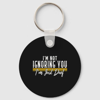 Deaf Awareness Month Love Deaf Community Hearing H Key Ring