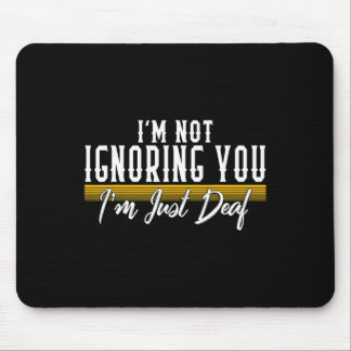 Deaf Awareness Month Love Deaf Community Hearing H Mouse Mat