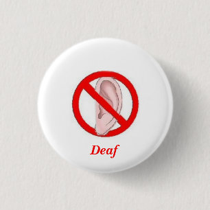 Deaf button small