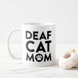 Deaf Cat Mum Coffee Mug