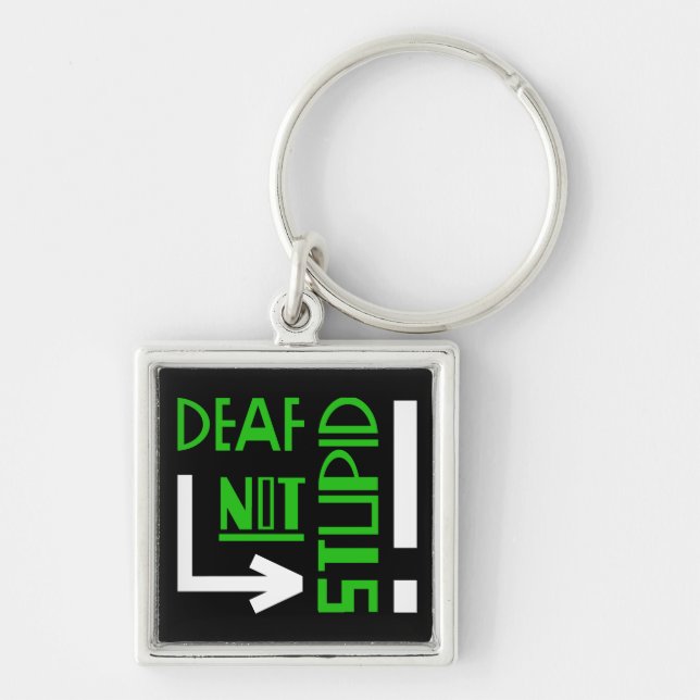 Deaf Disability Awareness Key Ring (Front)