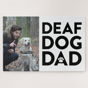 Deaf Dog Dad Jigsaw Puzzle