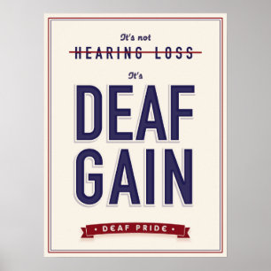 Deaf Gain. poster