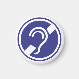 Deaf, hearing impaired, deafness, hearing loss sig magnet