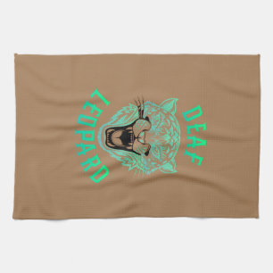 Deaf Leopard Tea Towel