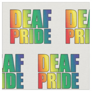 Deaf Pride fabric