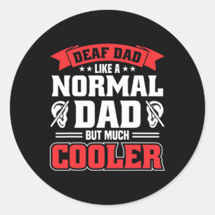 Deaf Pride Hearing Loss Awareness Deaf Awareness Classic Round Sticker