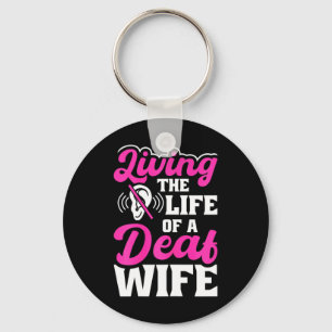 Deaf Pride Hearing Loss Awareness Deaf Awareness Key Ring