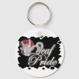 Deaf Pride Key Ring