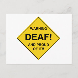 Deaf Proud Postcard