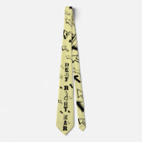 Deaf right ear hard of hearing deafness Tie