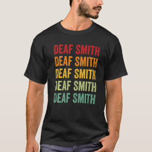 Deaf Smith County Texas Rainbow Text T-Shirt