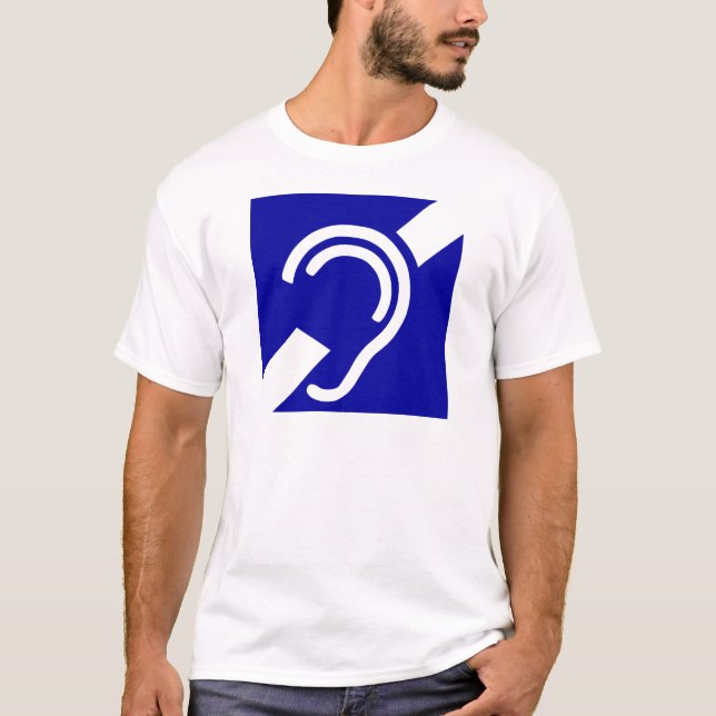 Deaf Symbol T-Shirt (Front)