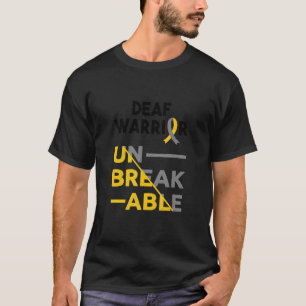 Deaf Warrior Deaf Awareness T-Shirt