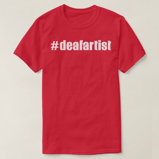 deafartist T-Shirt (Design Front)
