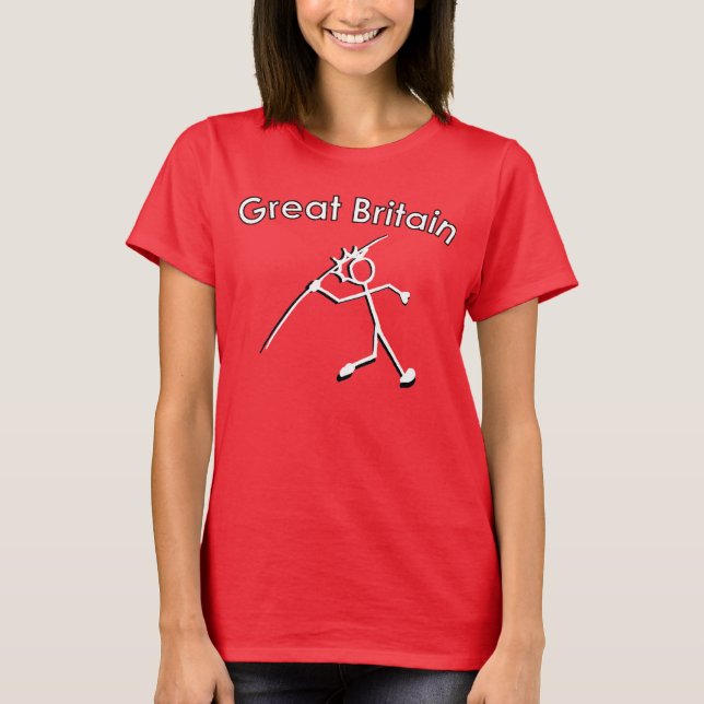 Deaflympics Javelin GB 2013 tee (Front)