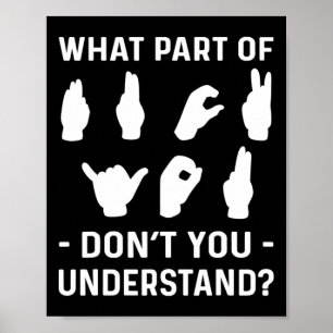 Deafness Awareness. ASL Awareness  Poster
