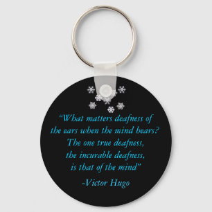 "Deafness of the Mind" Keychain