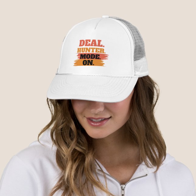 Deal Hunter Mode On – Funny Shopping Lover  Trucker Hat (In Situ)