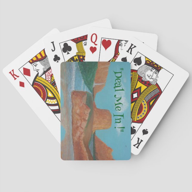 "Deal Me In"  Poker Cards (Back)