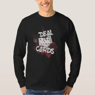 Deal The Cards Poker Blackjack Card Game Tee