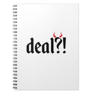 deal with devil notebook