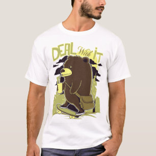 Deal With It Bear T-Shirt