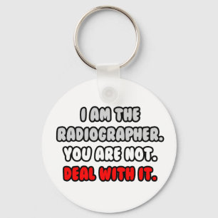 Deal With It ... Funny Radiographer Key Ring