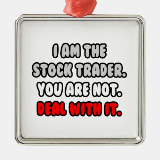 Deal With It ... Funny Stock Trader Metal Tree Decoration