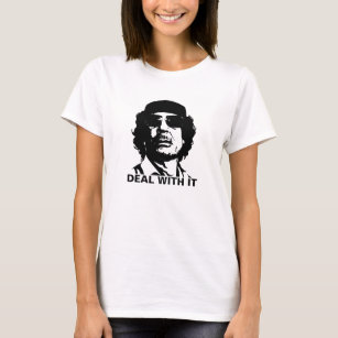 Deal With It Muammar Gaddafi T-Shirt