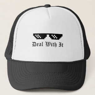 Deal With It Sunglasses Trucker Hat