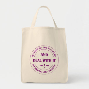 deal with pressure  tote bag