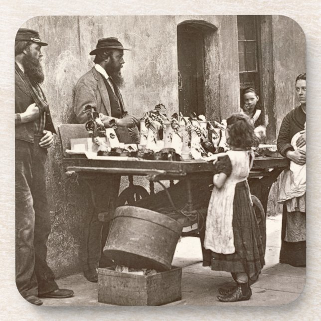 Dealer in Fancy Ware, 1876-77 (woodburytype) Coaster (Front)