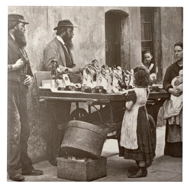 Dealer in Fancy Ware, 1876-77 (woodburytype) Tile (Front)