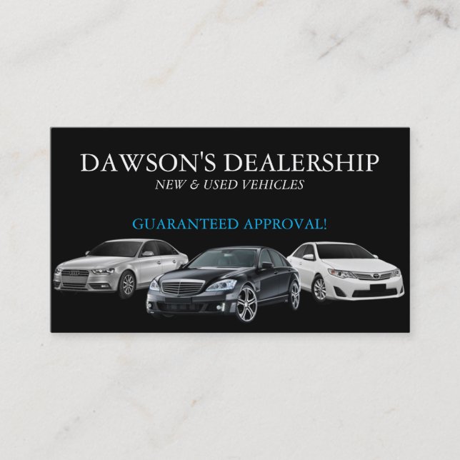Dealership Business Card (Front)