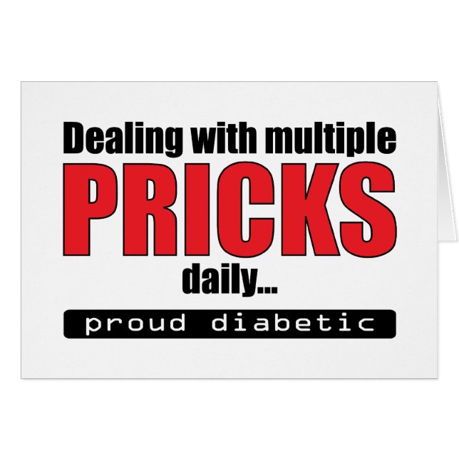Dealing with Multiple Pricks Daily (Red) (Front Horizontal)